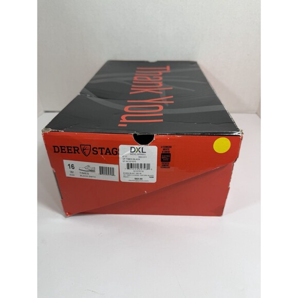 Deer Stags Times Classic Oxford Shoes Black 16W NIB main image 13